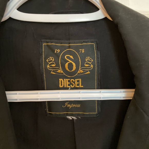 Diesel faux suede flared jacket - Picture 2 of 6